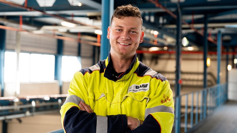 Procesoperator bij BASF in Heerenveen